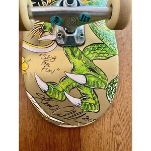 Signed Steve Caballero Powell Peralta Skateboard Autographed Golden Dragon